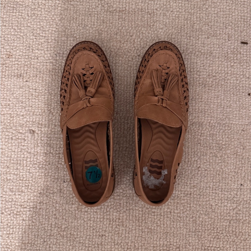 Sperry Women's woven leather loafers